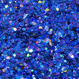 GLITTER DOTS AZUL HOLOGRÁFICO (PARTÍCULA