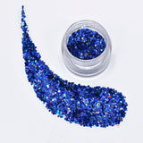 GLITTER DOTS AZUL HOLOGRÁFICO (PARTÍCULA