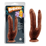 DARK MAGIC DUAL PENIS BROWN