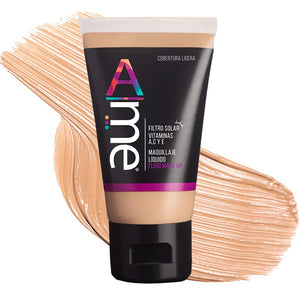 MAQUILLAJE LIQUIDO AME IVORY #01