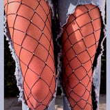 MEDIAS PANTALÓN DE MALLA IRIS NEGRA