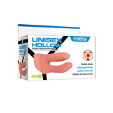 UNISEX HOLLOW STRAP ON DOUBLE PENET 6"