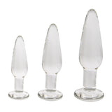 CLEAR BUTT PLUG GLASS KIT