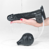 9'' SQUIRT EXTREME DILDO BLACK 