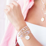 SET COLLAR Y PULSERAS BLANCO LUNA