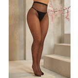 MEDIAS LIGUERO DE MALLA DIAMONDS