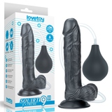 9'' SQUIRT EXTREME DILDO BLACK 
