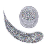 GLITTER PARTÍCULA PEQUEÑA PLATA HOLOGRÁF
