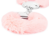 FETISH PLEASURE FLUFFY HANDCUFFS ROSA