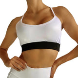 TOP EFECTO CUERO FRANJA