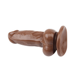 JUMBO JACK 6'' DILDO BROWN 