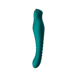 VIBRADOR KING TURQUOISE GREEN