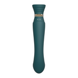 VIBRADOR QUEEN SET JEWEL GREEN