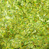 GLITTER FLAKES VERDE