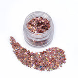 GLITTER ESTRELLAS MINI ROSE GOLD