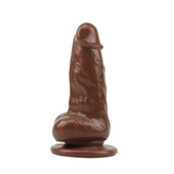 JUMBO JACK 6'' DILDO BROWN 