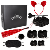 BONDAGE 6 PIEZAS BLACK/RED 