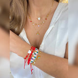 SET COLLAR Y PULSERAS ARCOÍRIS