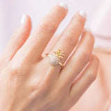 ANILLO PIÑA DORADO