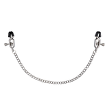Pinzas para Pezones Graduable Cadena Silver