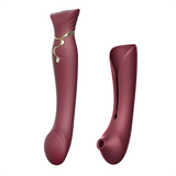 VIBRADOR QUEEN SET WINE RED