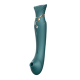 VIBRADOR QUEEN SET JEWEL GREEN