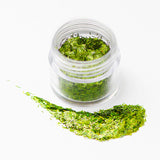 GLITTER FLAKES VERDE