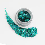 GLITTER ESTRELLAS MINI ESMERALDA