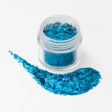 GLITTER FLAKES AZUL