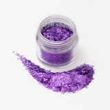 GLITTER FLAKES MORADO