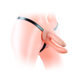 UNISEX HOLLOW STRAP ON DOUBLE PENET 6"