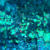 GLITTER CHUNKY SIRENA CIELO