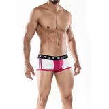 BOXER CORTO SEXY TEJIDO EN MALLA ROSADO