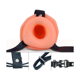 VIBRATING UNISEX HOLLOW STRAP ON DOUBLE 