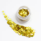 GLITTER ESTRELLAS HOLOGRÁFICAS DORADO