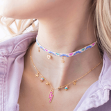 CADENA CHOKER PASTEL CORAZÓN