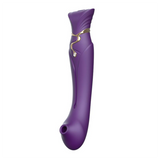 QUEEN SET TWILIGHT PURPLE VIBRADOR LUJO
