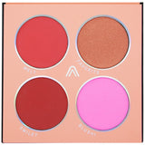 RUBORES EN PALETA X 4 GLAMBLACK