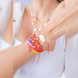 SET COLLAR Y PULSERAS CORAZÓN ROJO