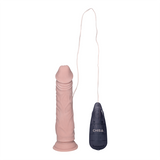 G-SPOT BEAST VIBRADOR DILDO-FLESH
