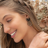 ARETES VALENTINE NEGRO