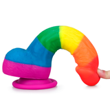 8'' PRIDER DILDO RAINBOW