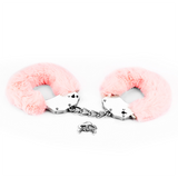 FETISH PLEASURE FLUFFY HANDCUFFS ROSA