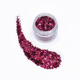 GLITTER DOTS MAGENTA (PARTÍCULA MEDIANA)