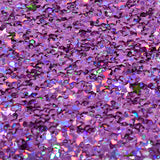 GLITTER ESTRELLAS MINI MORADO