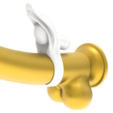 POWER CLIT SILICONE COCKRING WHITE