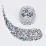 GLITTER DOTS PLATA HOLOGRÁFICO (PARTÍCUL