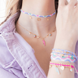 CADENA CHOKER PASTEL CORAZÓN