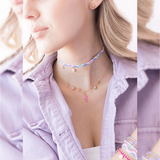 CADENA CHOKER PASTEL CORAZÓN