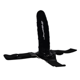 BASIC VIBRATING STRAP-ON HARNESS BLACK